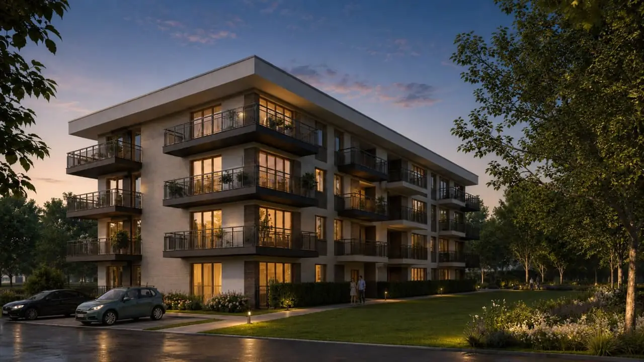 Apartamenty Browarna, wizualizacja inwestycji